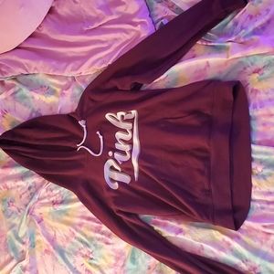 Pink hoodie, sz lg